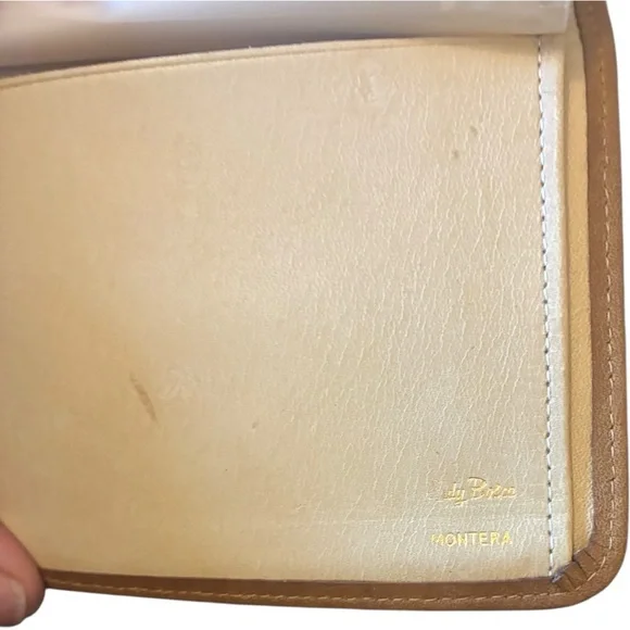 Vintage Lady Bosca Tan Leather Wallet - Picture 4 of 5